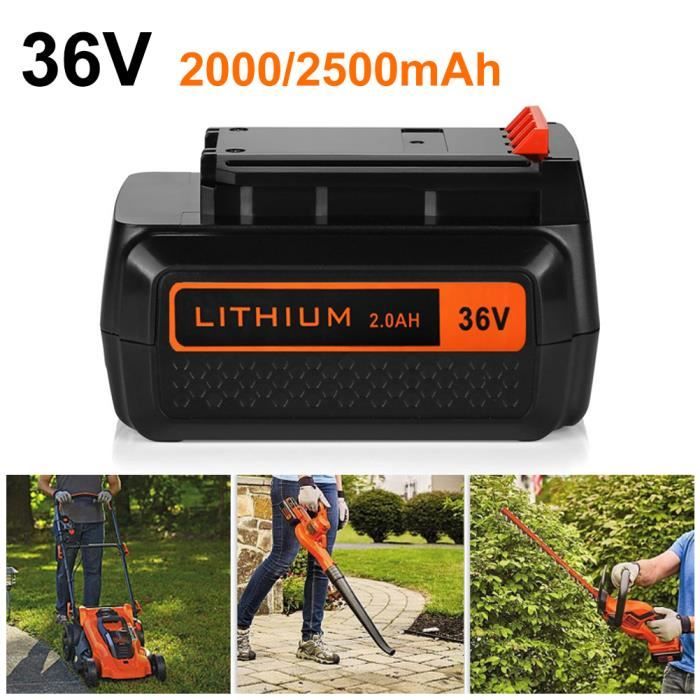Pour Black & Decker LBXR36 batterie 36 v/40 V 4000 mAh avec