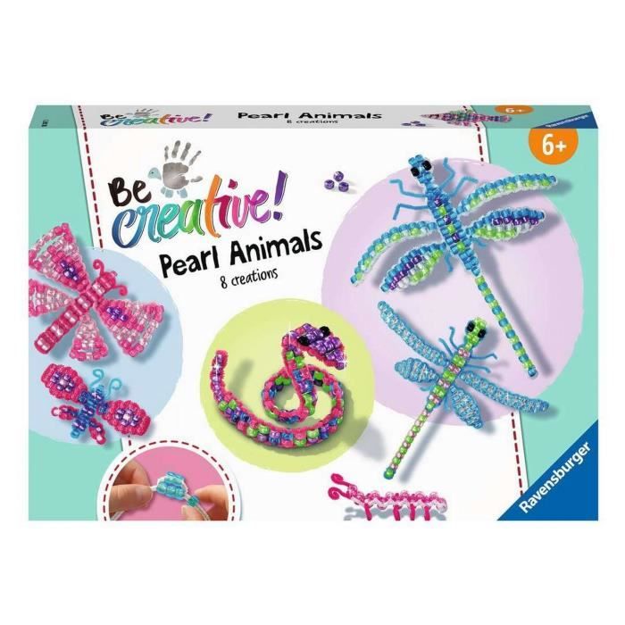 Kit de création danimaux en perles Ravensburger - Mixte - A partir de 6 ans Kit de création danimaux en perles Ravensburger - Mixte - A partir de 6 ans