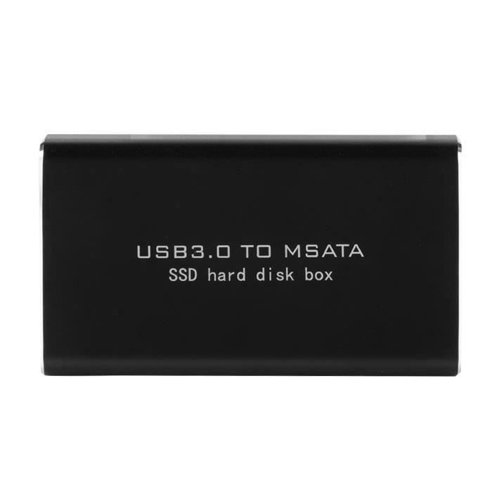 Boîtier Externe MSATA En Métal - Adaptateur MSATA Vers USB 3.1, Transfert 6 Gbps, Résistant Aux Chocs, Pour SSD MSATA