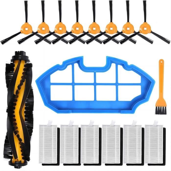 Spazzola Laterale E Mop Panno Kit Per Cecotec Per Conga/M100