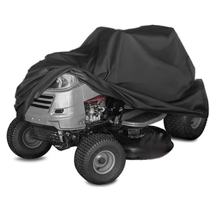 Housse Pour Tondeuse Autoportée – Imperméable 600D, Taille 195x66x108 Cm – Protection Vent, UV, Poussière – Avec Sac - 12