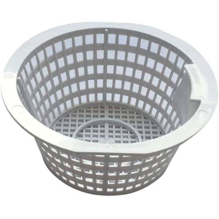 Lot De 2 Paniers De Rechange Pour Skimmer De Piscine Hors Sol - Polypropylène Blanc