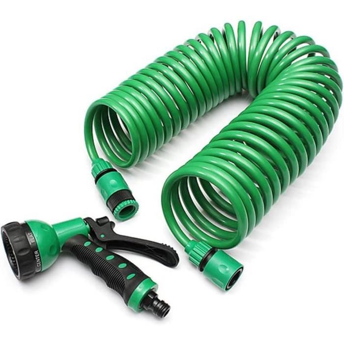 Tuyau D'arrosage Extensible 30 M – Magique, Haute Pression, Pour Jardin Et Voiture, Noir