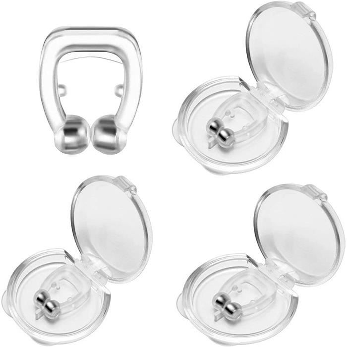 Healeved 3pezzi Clip Nasale Silicone Antiscivolo per Nuoto