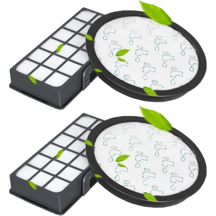 Lot De 2 Filtres HEPA Pour Rowenta Silence Force Cyclonic 4AAAA | Modèles RO76xx