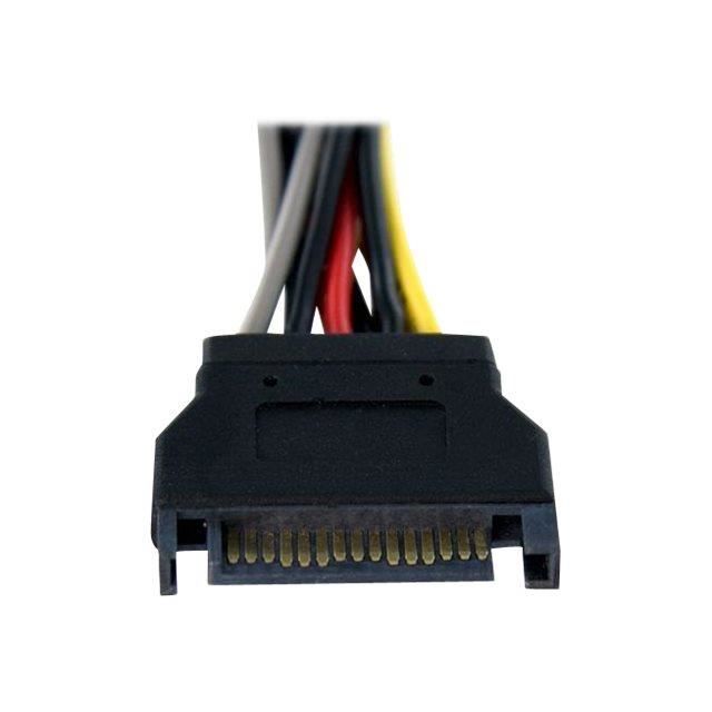 STARTECH Câble d'alimentation en Y SATA de 15 cm - Répartiteur / Splitter 1x SATA vers 2x SATA