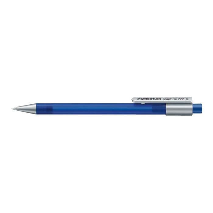 STAEDTLER graphite 777 Crayon rétractable B 0.5 mm rétractable avec gomme pack de 10