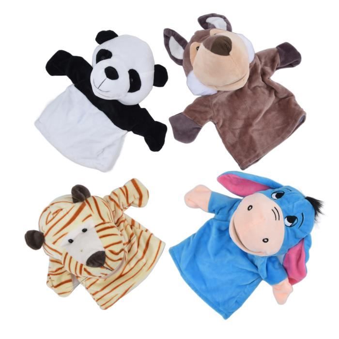 Ensemble de marionnettes à main d'animaux SURENHAP - 4 pièces - Jouet  d'interaction parent-enfant - Cdiscount Jeux - Jouets