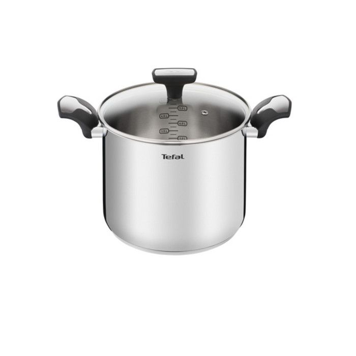 Marmite Küchenprofi En Inox Avec Couvercle Verre 0,65L - 12,3 Cm - Toutes Cuissons Dont Induction
