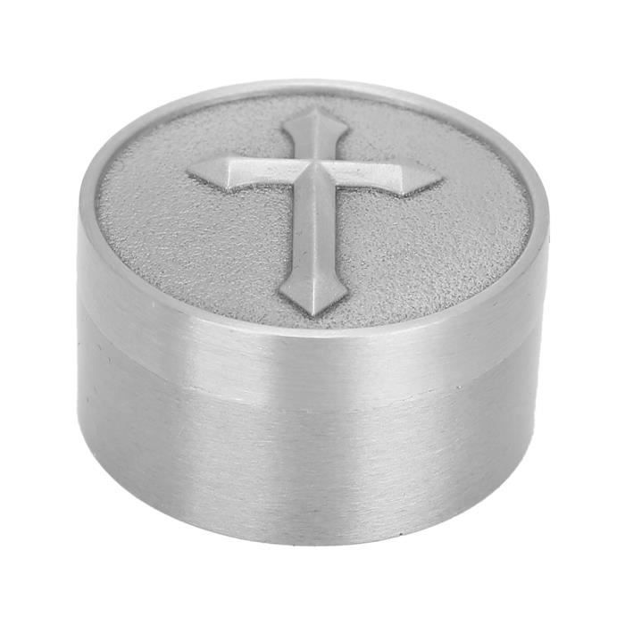 Boîte De Rangement Aimantée EDC GEAR - Aluminium Carré - Pilules/Bijoux/Outils