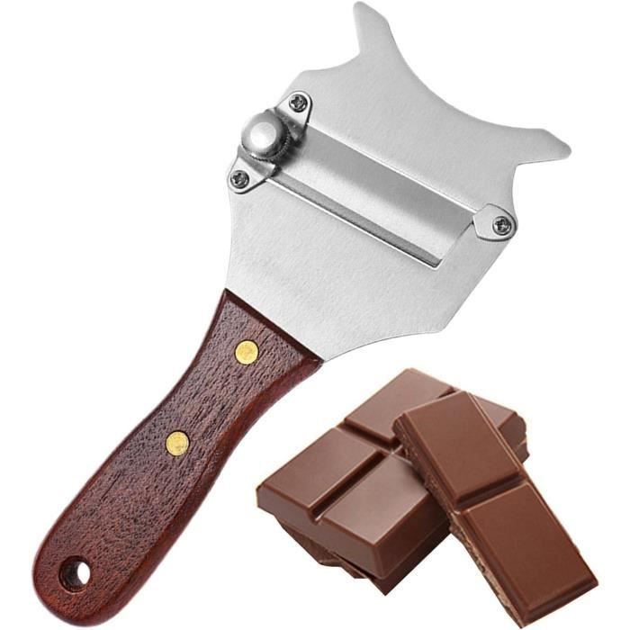 FUNOMOCYA Éplucheur Chocolat Truffe Acier Inoxydable Robuste Trancheuse Cuisine pour Ménagères Et Chefs Usage Domestique