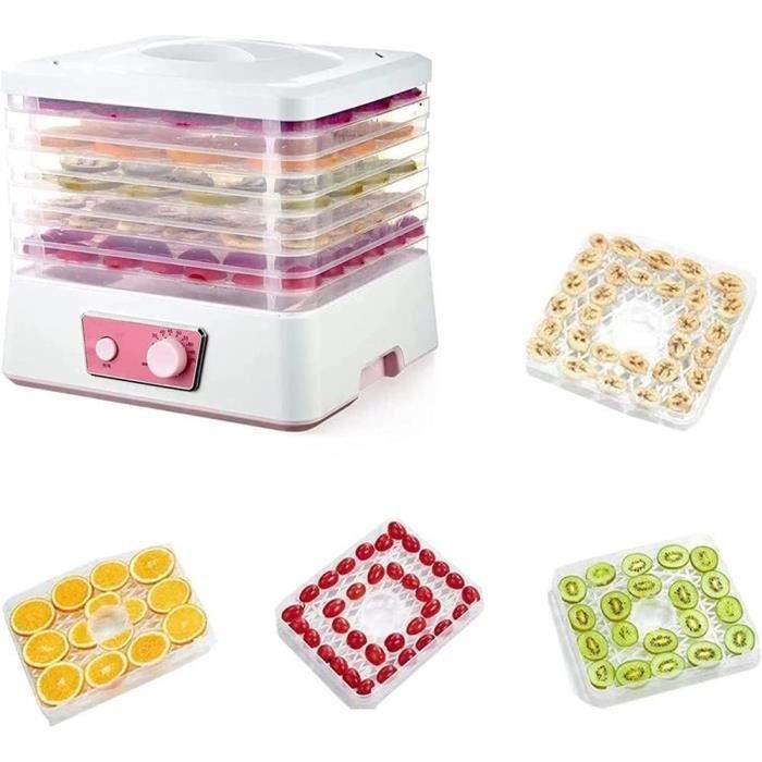 Déshydrateur De Nourriture Séchoir À Fruits, 5 Plaques Déshydrateur De ...