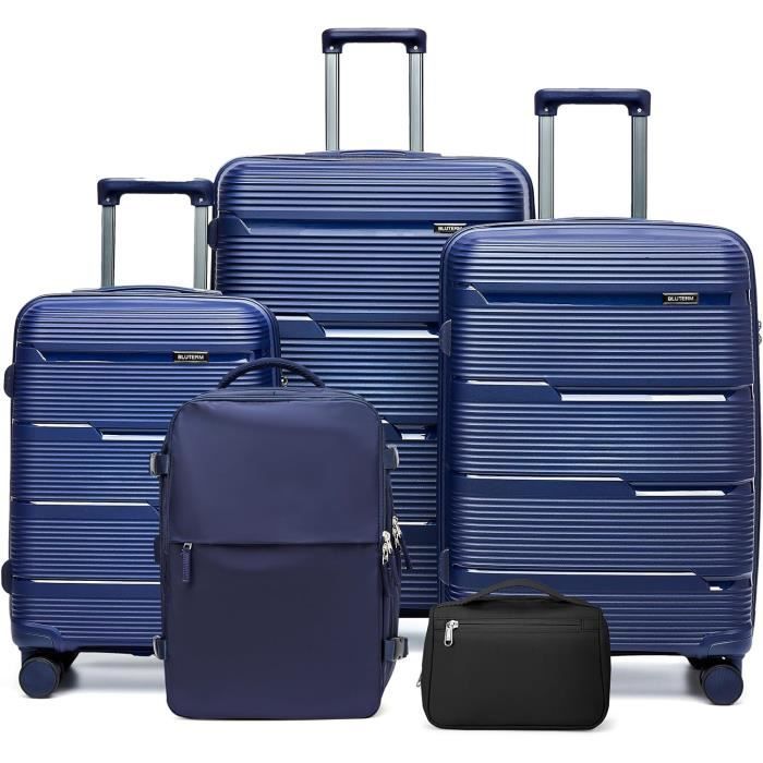 Valise XL JB Deluxe 154L à Roulettes - Sac De Voyage Rigide Avec Poignée Télescopique