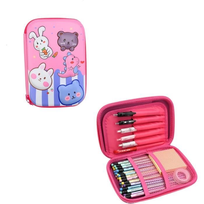 Set De Papeterie Colorée Hello Kitty - Trousse Scolaire Complète Avec Marqueurs, Crayons De Couleur Et Accessoires Thématiques Pour Filles Fans De Sanrio