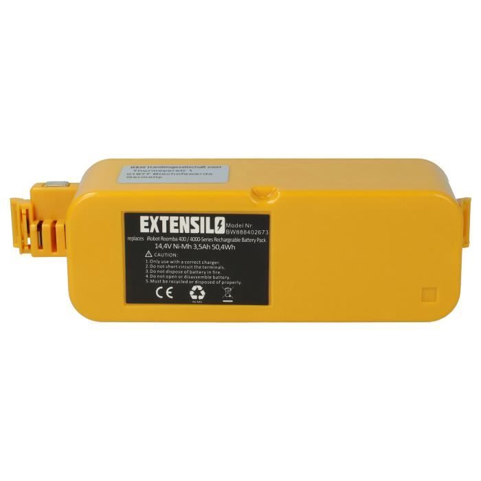 EXTENSILO Batterie compatible avec iRobot Roomba 440, 4299, 4300
