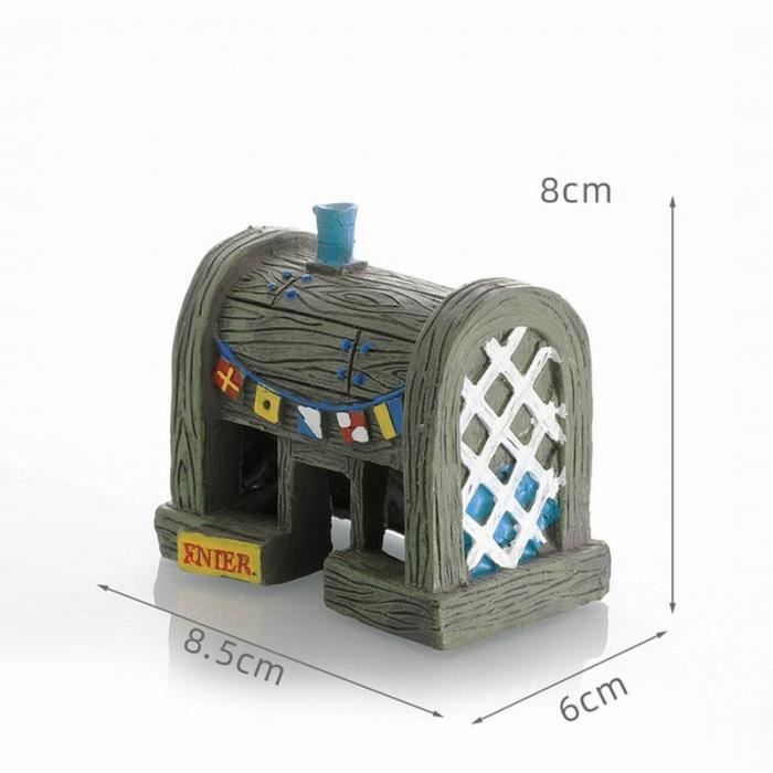 Comparer les prix de Décoration d'aquarium - SpongeBob SquarePants - Ornement en résine - Décoration flottante