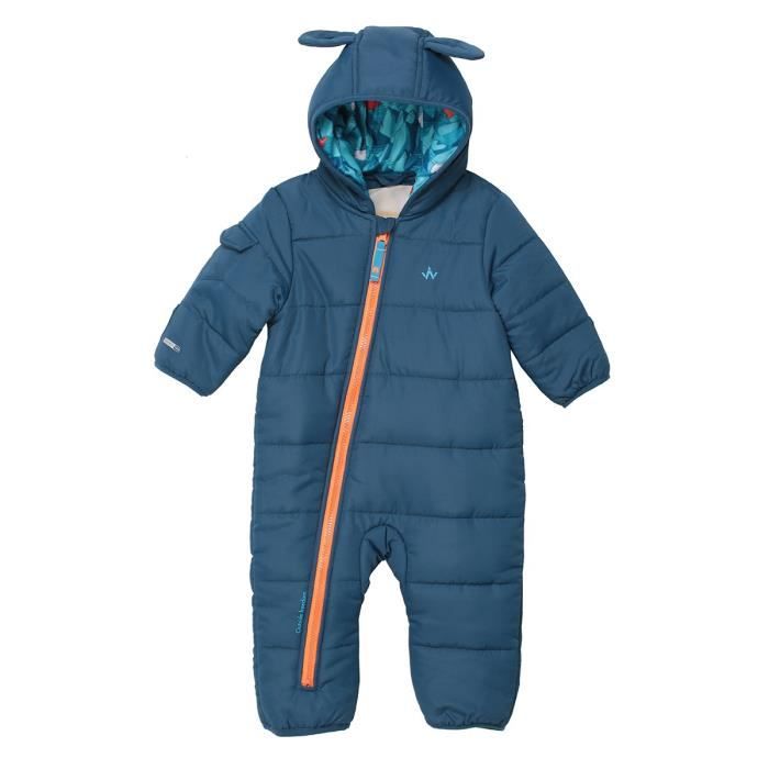 WANABEE Combinaison doudoune Vercors Bebe Bleu Petrole Cdiscount Sport