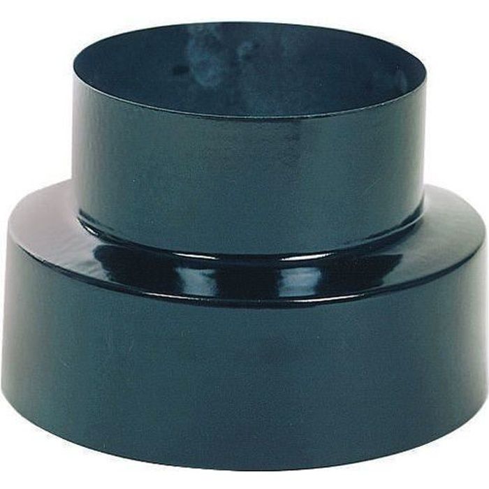 Réduction poêle vitrifié Réduction de 150 à 120mm Couleur noire — free download