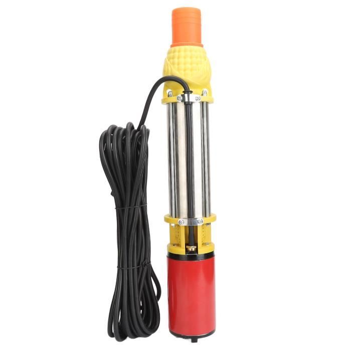 Pompe Submersible Solaire En Acier Inoxydable – 1,2 M³/h, Profondeur 30 M, IP68, Idéale Pour Puits & Irrigation (Câble 5 M Inclus)