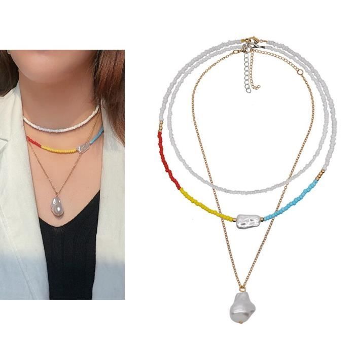 Yheakne Bohemia - Collier Ras Du Cou Avec Pendentif Disque