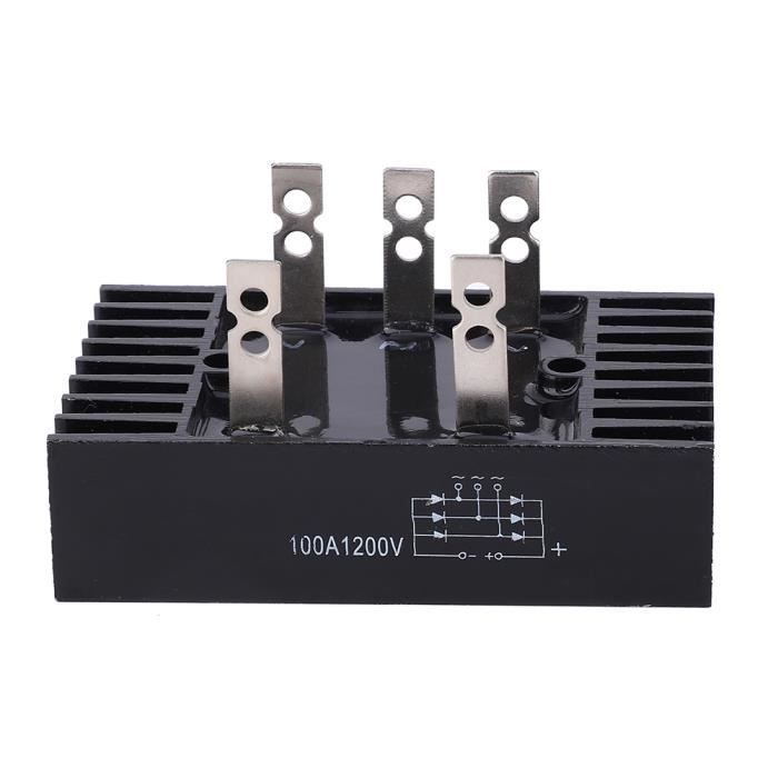 Pont Redresseur 100A 1600V - Diode Haute Puissance Biphasée Pour Générateur Et Alimentation