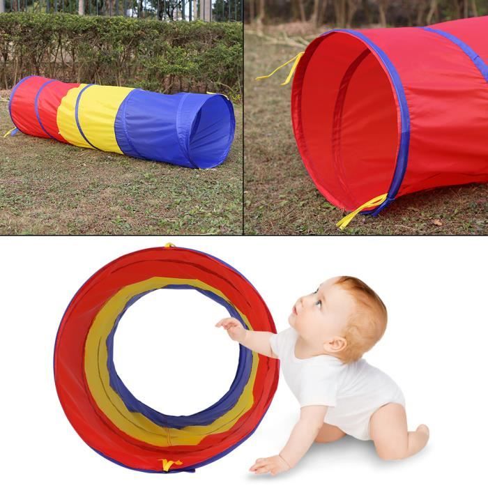 Tunnel De Jeu Pour Bebe Enfants De Rampement De Bebe Pour Exterieur D Interieur Cdiscount Animalerie