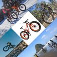 Vélo de montagne Nengge 24 pouces 7/21/24/27/30 vitesses - Blanc-1