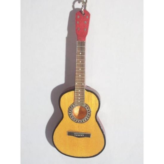 Porte cles clefs guitare instrument de musique moto Jaune Noir - Cdiscount  Bagagerie - Maroquinerie