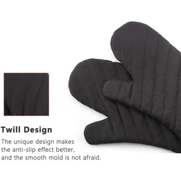Lot De 4 Gants De Four Jaunes Mignons (maniques) Résistants à La Chaleur - Pour Cuisson, Barbecue, Cuisine