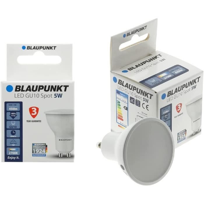 Ampoule spot LED GU10 blanc chaud 450 lm 5 W 5 pièces SYLVANIA