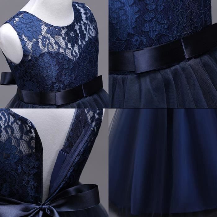 Robe de Soirée de Mariage Fille Sans Manches en Tulle Robe Princesse Cérémonie Pour 4-14 Ans - Rose Rose - Prêt-à-Porter Robe de Soirée de Mariage Fille Sans Manches en Tulle Robe Princesse Cérémonie Pour 4-14 Ans - Rose Rose - Prêt-à-Porter