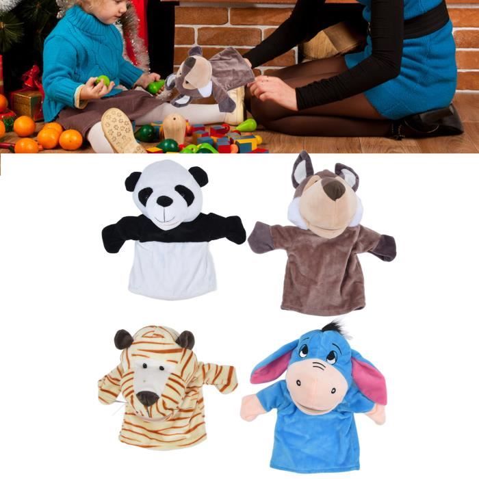 Ensemble de marionnettes à main d'animaux SURENHAP - 4 pièces - Jouet  d'interaction parent-enfant - Cdiscount Jeux - Jouets