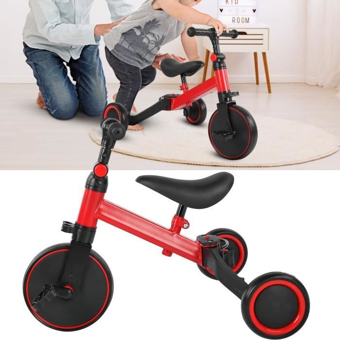 3 en 1 Tricycle Bébé Évolutif Vélo Bebe 1-3 Ans Draisienne Enfants