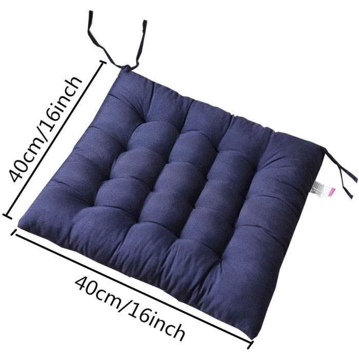 Coussin De Chaise Doux Et Confortable 50x50cm - Galette De Siège Jardin Intérieur Extérieur, Épais Et Respirant