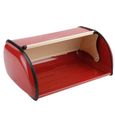 A Boîte à pain Rouge Métal Stockage de Cuisine Récipient #53 HB058-2