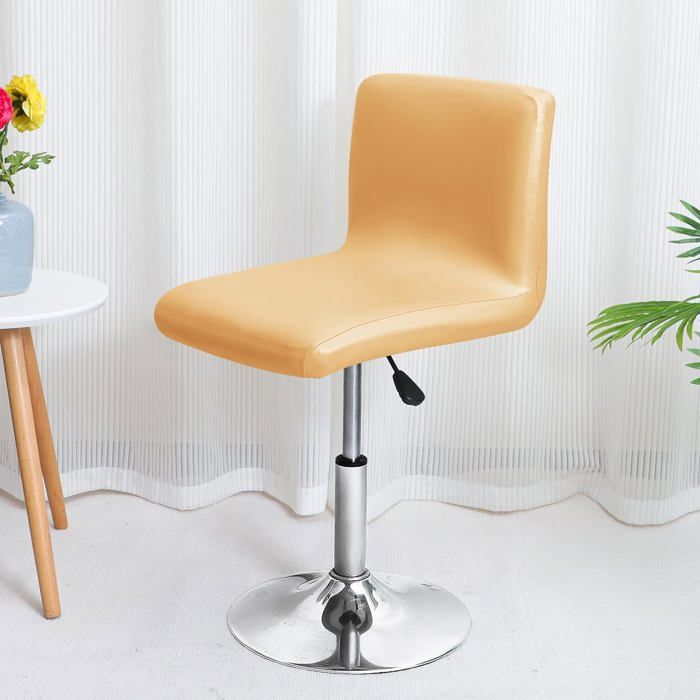 Housse Tabouret De Bar Extensible,1/2/4/6 Moderne Amovible Housse De Chaise De Bar,Réutilisable