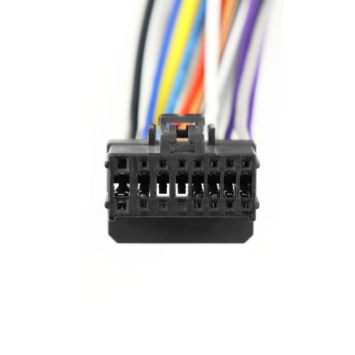 Adaptateur autoradio cable-> ISO PIONEER 16 PIN AUTOLEADS Pas Cher 