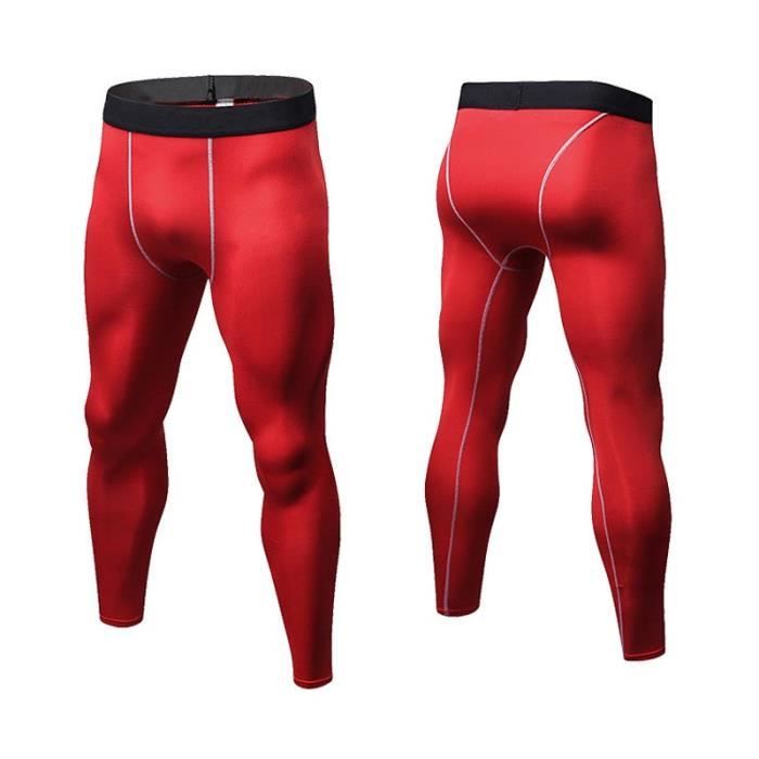 Iiniim Collant Thermique Homme Sous-Vêtements Pantalon de Compression Bas  Legging Compression Sport Gymnastique M-XL Rouge - Cdiscount Sport