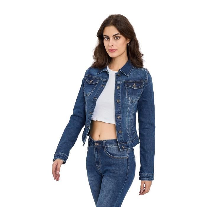 Veste deals jean court