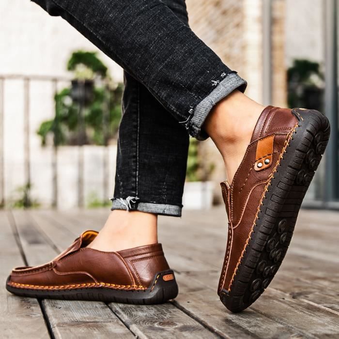 Chaussure cuir fait shop main