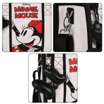 Ensemble De Sacs Fourre-tout Minnie Mouse – Ensemble Avec Sac Fourre-tout Réutilisable Extra Large Minnie Et Autocollants Minnie, Marque-page, Plus | Sac D'épicerie Minnie Pour Enfants Et Adultes