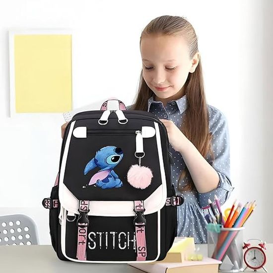 CARTABLE - HAOPYOU - Sac à Dos Fille Primaire 3 En 1 - Nylon