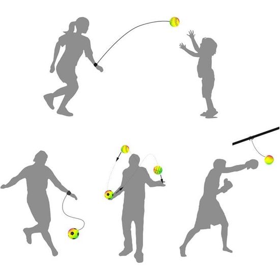 Balle De Retour Poignet, Balles De Bande De Poignet, 4 Pièces