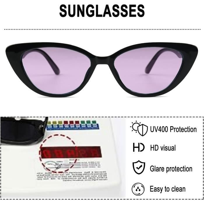 Lunette De Soleil Rectangulaire Cat Eye Lunettes De Soleil Femme Homme Soleil Rectangulaires Lunettes Lunette Uv400 Pour u6634 Achat Vente lunettes de soleil Cdiscount