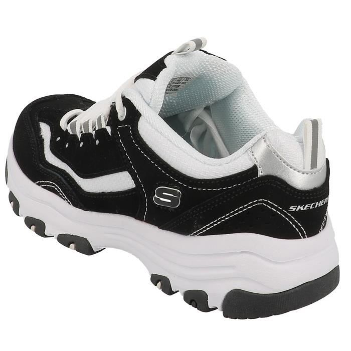 Chaussures fitness Skechers Conik Black Wht G Fille