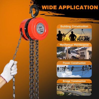 Dragon Winch Palan à Chaîne Manuel 1000 Kg – 6 M Levage – Treuil Chaîne 1T Robustesse Pro – Chantier Usine Port Bateau