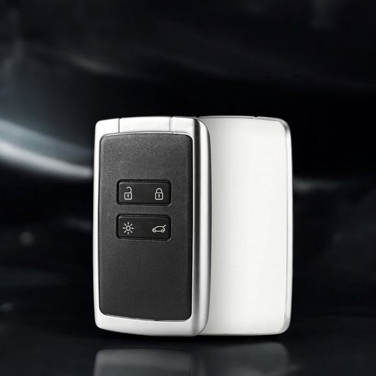 Coque Clé Voiture 4 Boutons Compatible Renault - Megane 4, Koleos, Kadjar, Clio 5 Et Plus