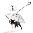 Leytn® Parapluie pour chien avec laisse chien pour promener en plein air sous la neige ou la pluie -0