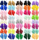 AUCUNE 40pcs 3 Pouces Bébé Filles Cheveux Arcs Pinces Crocodile, Mignon Arc Airwheel Épingle À Cheveux En Ruban Pour Les.[G3573]