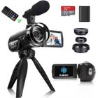 NBD Appareil photo numérique 42mp 18X - appareil photo à écran inversé de 3,0 pouces pour YouTube vlogging avec télécommande